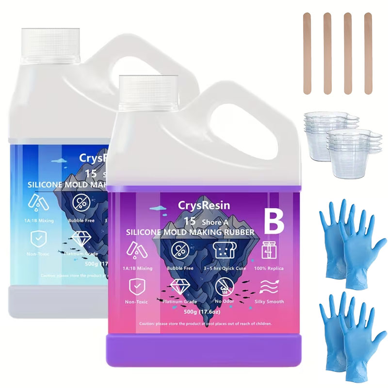 Candle Making Kits - 500ml 2 butelki płynnego silikonu do