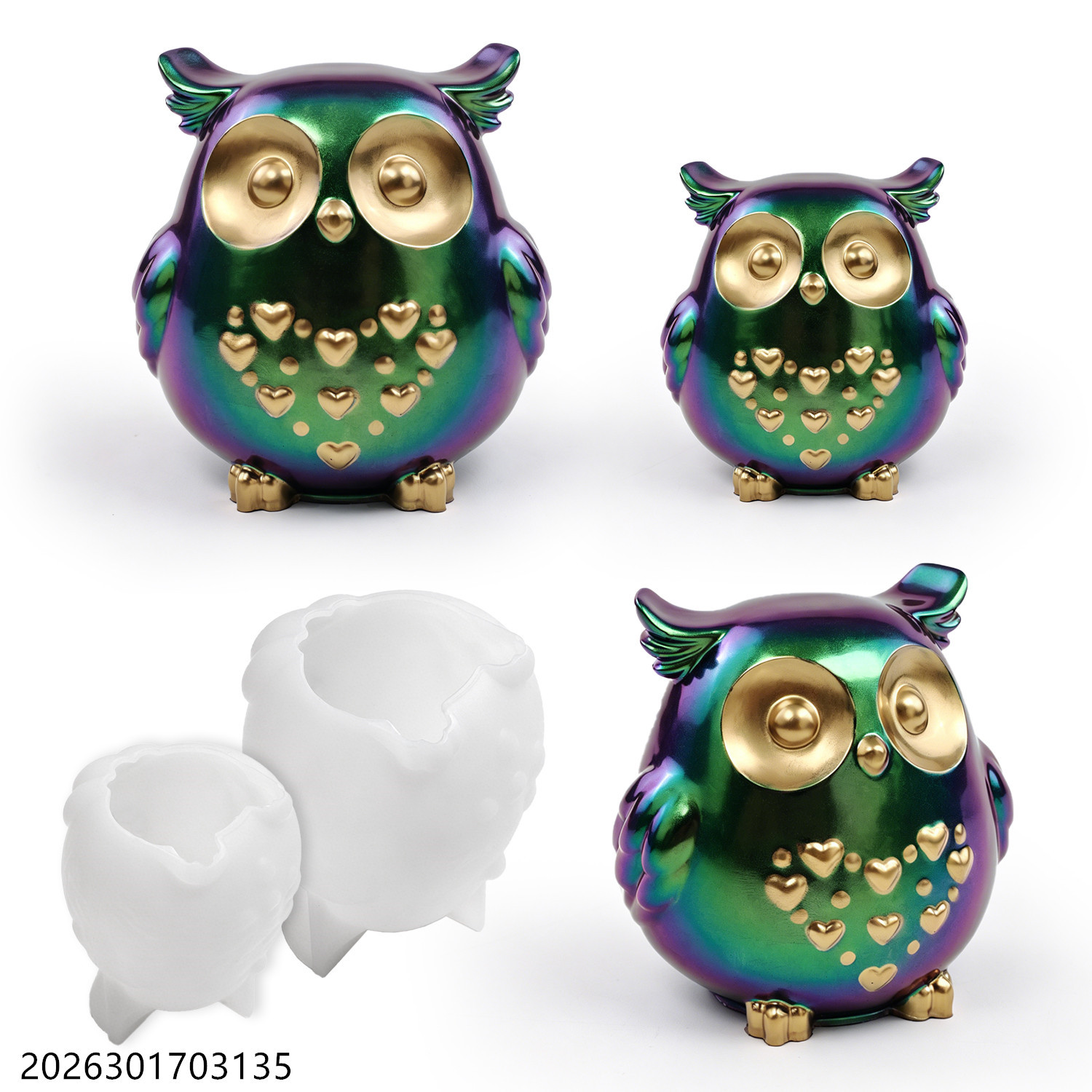 Candle Making Tutorial - Forma Silikonowa Sowa 3D Zestaw do